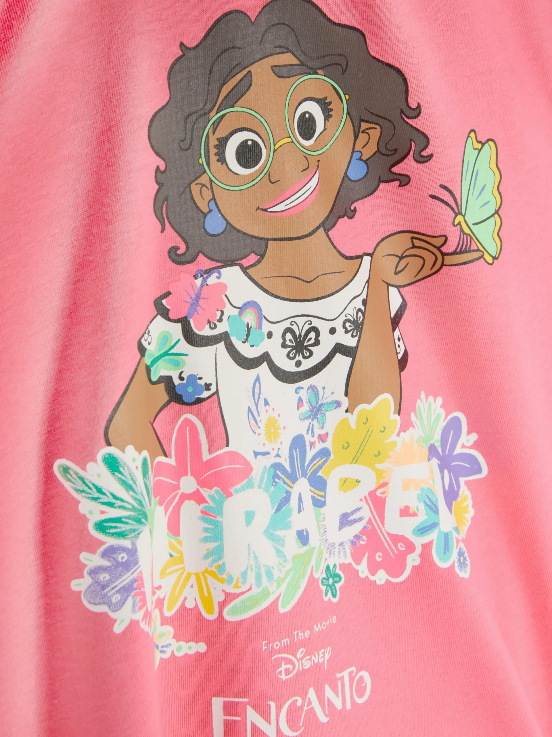 Clearance Primark T-shirt De Nuit à Volants Disney Encanto Rose