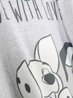 Clearance Primark T-shirt De Nuit De Maternité Disney Les 101 Dalmatiens Gris chiné