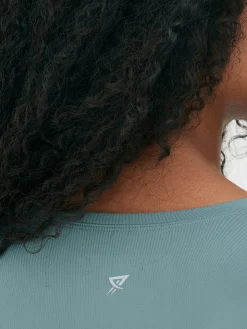 Best Primark T-shirt De Sport à Col Ras-du-cou Vert foncé