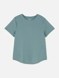 Best Primark T-shirt De Sport à Col Ras-du-cou Vert foncé