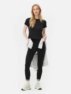 Outlet Primark T-shirt De Sport En Tissu Ultra-doux Noir