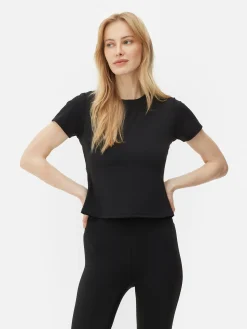 Outlet Primark T-shirt De Sport En Tissu Ultra-doux Noir