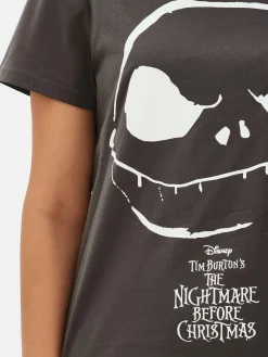 Primark T-shirt Disney L’Étrange Noël De Monsieur Jack De Tim Burton Anthracite