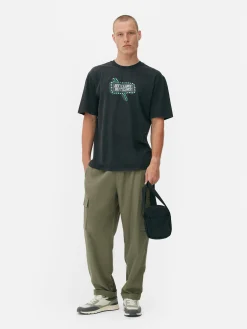 Primark T-shirt Effet Délavé Beetlejuice Anthracite