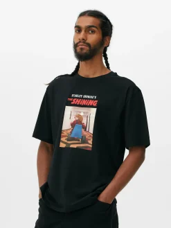 Clearance Primark T-shirt Graphique Shining Anthracite