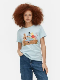Clearance Primark T-shirt Imprimé Disney Winnie L'ourson Bleu