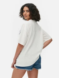 Best Primark T-shirt Oversize à Coordonner Berkeley Ivoire