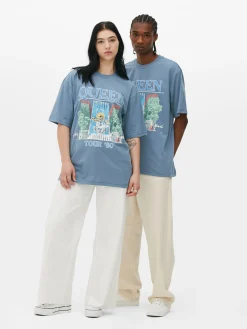 Outlet Primark T-shirt Queen Tour Bleu