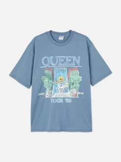 Outlet Primark T-shirt Queen Tour Bleu