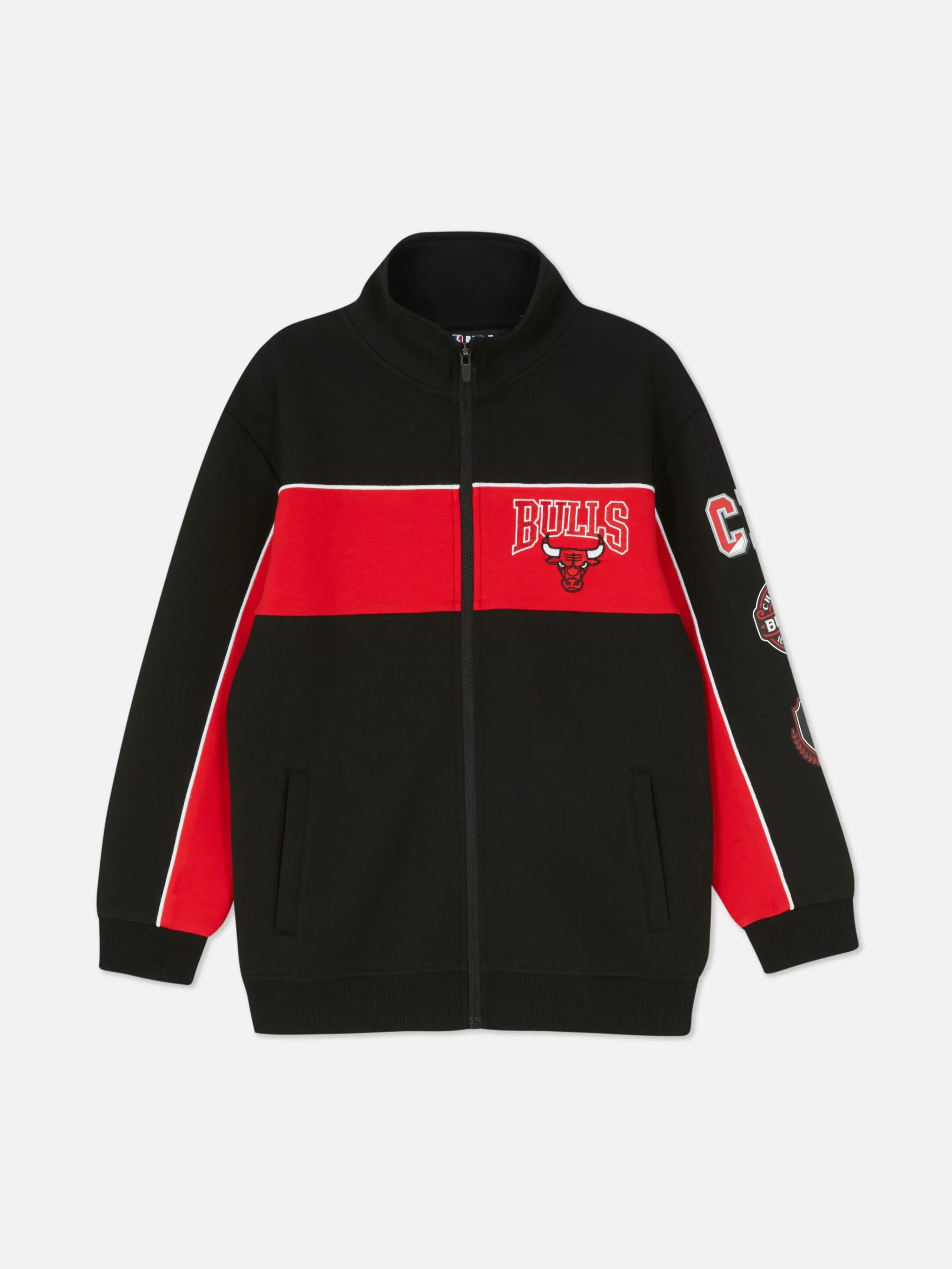 Discount Primark Veste à Col Cheminée NBA Chicago Bulls Rouge