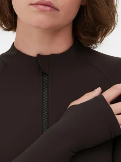 Outlet Primark Veste De Sport Souple Zippée Rita Ora Chocolat